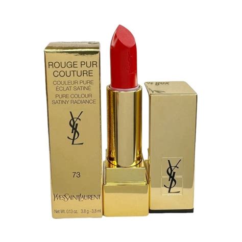 ysl 73 rhythm red|YSL Rhythm Red (73) Rouge Pur Couture SPF15 Lipstick Review .